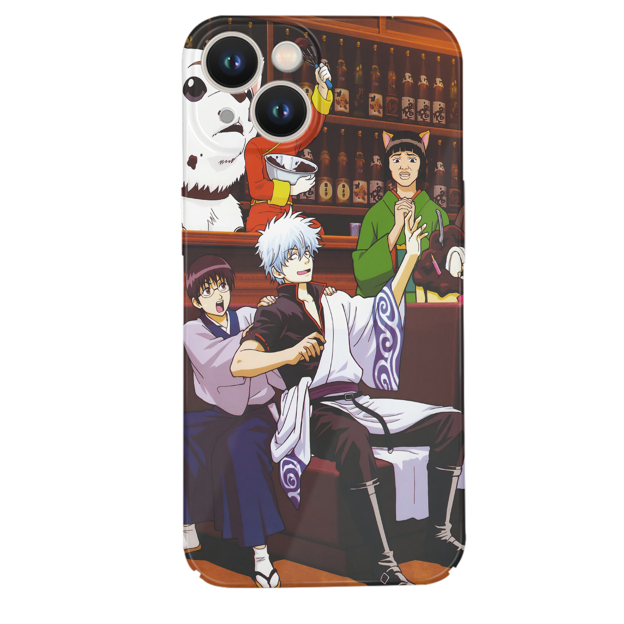 （画像用） ぎんたま 坂田銀時（さかたぎんとき） 神楽 志村新八（しむら しんぱち） GINTAMA Sakata Gintoki Kagura Shimura Shinpachi 【iPhone 14シリーズ対応】ハードケース